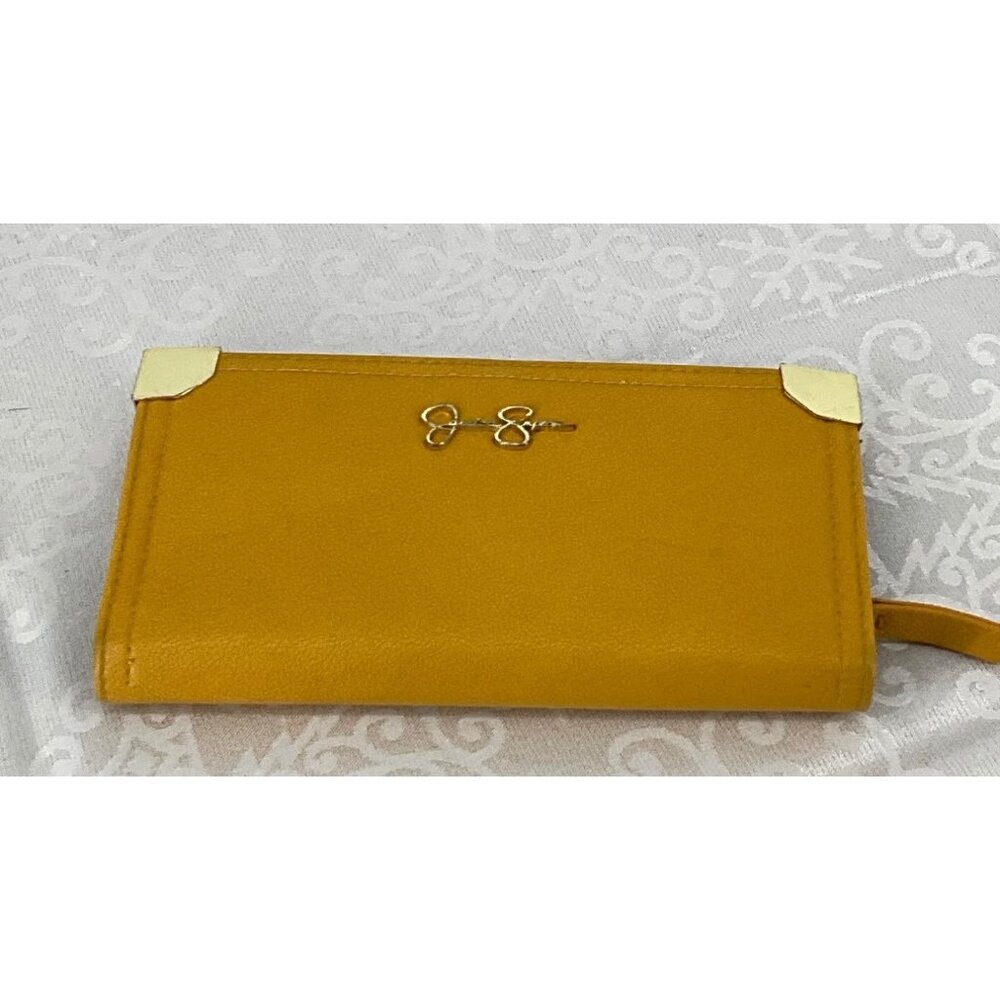 Jessica Simpson Yellow Wallet With‎ Gold Accents & Inner Pockets
